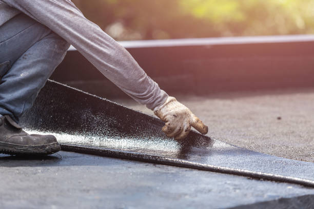 Professional Exterior Waterproofing technician working in Coalton, OH